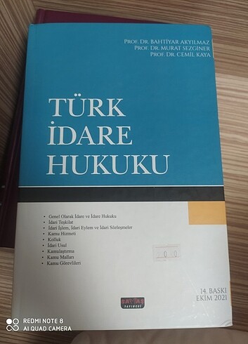 İdare Hukuku Kitabı
