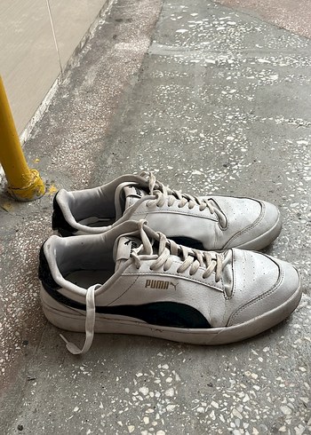 Adidas Puma Beyaz Kadın Spor Ayakkabı Velcro Detaylı