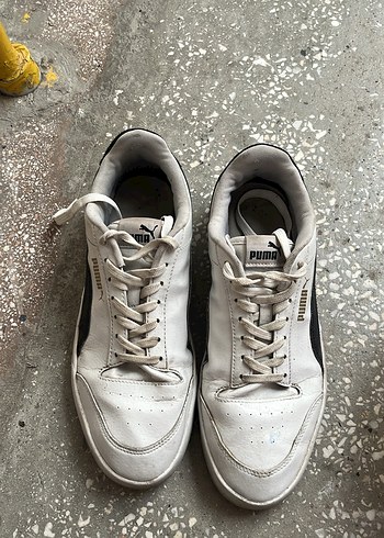 Puma Beyaz Kadın Spor Ayakkabı Velcro Detaylı