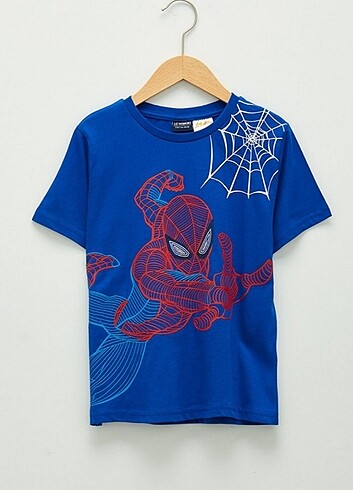 Spiderman baskılı pamuklu tşört 5-6 yaş