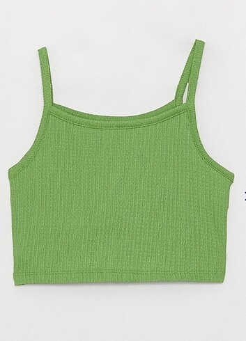 Kare yaka askılı crop