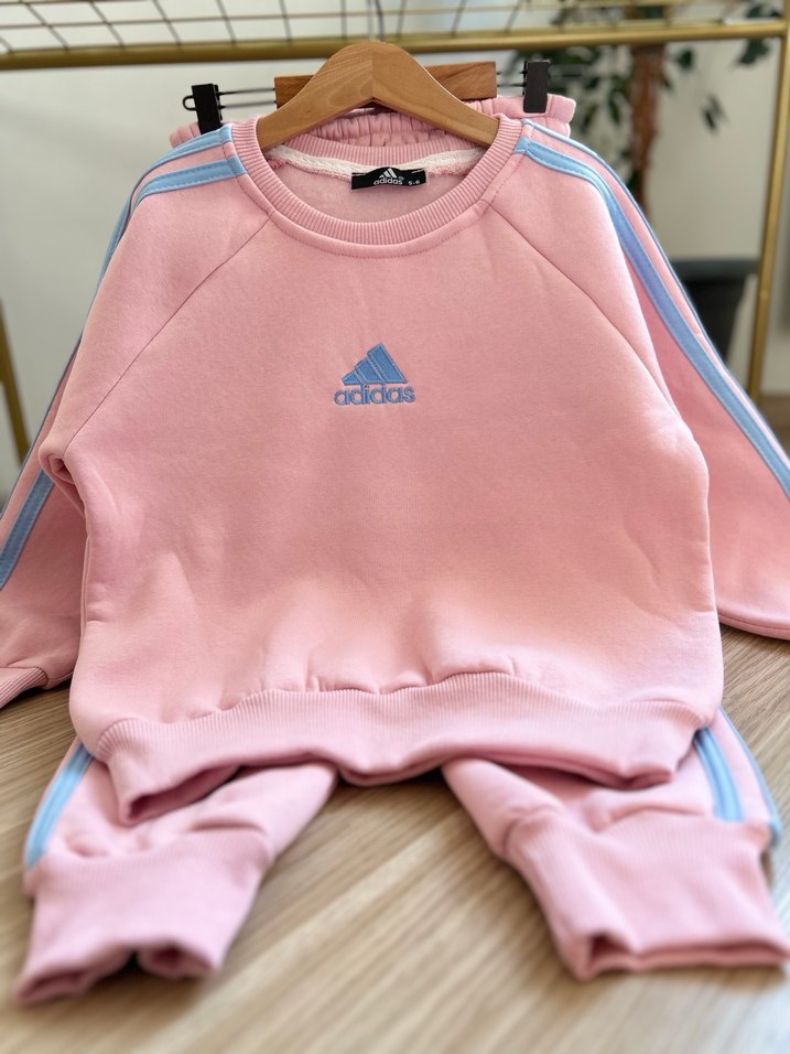 Pembe Adidas Erkek Çocuk Eşofman Takımı - Görsel 2