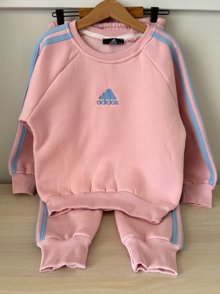Pembe Adidas Erkek Çocuk Eşofman Takımı - Görsel 3