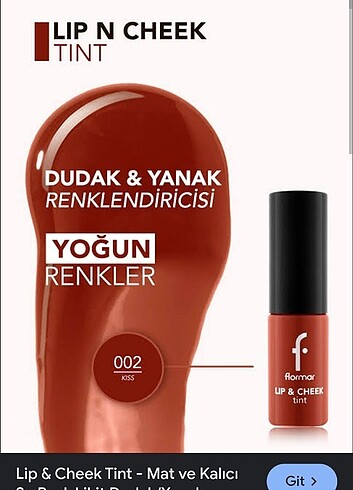 Flormar lip and cheek 002