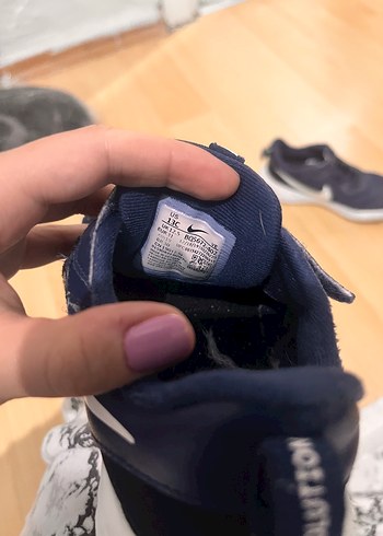 Nike Nike Erkek Çocuk Lacivert Spor Ayakkabı Velcro