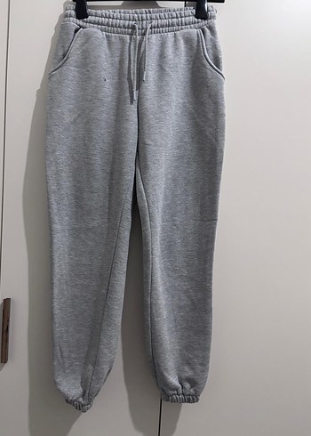 Gri Kadın Rahat Kesim Eşofman Altı - Görsel 6