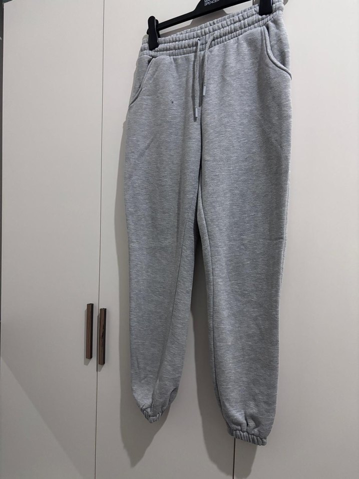 Gri Kadın Rahat Kesim Eşofman Altı - Görsel 3