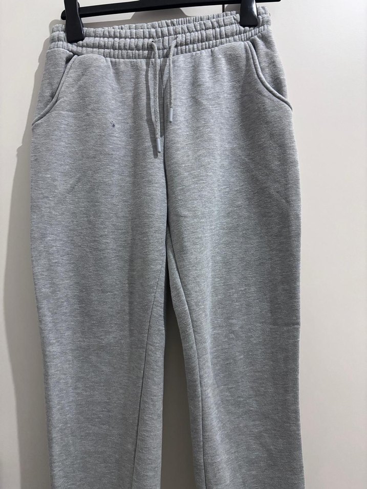 Gri Kadın Rahat Kesim Eşofman Altı - Görsel 2