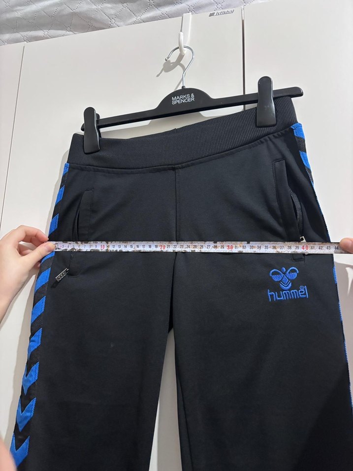 Kadın Siyah Mavi eşofman altı - Görsel 4