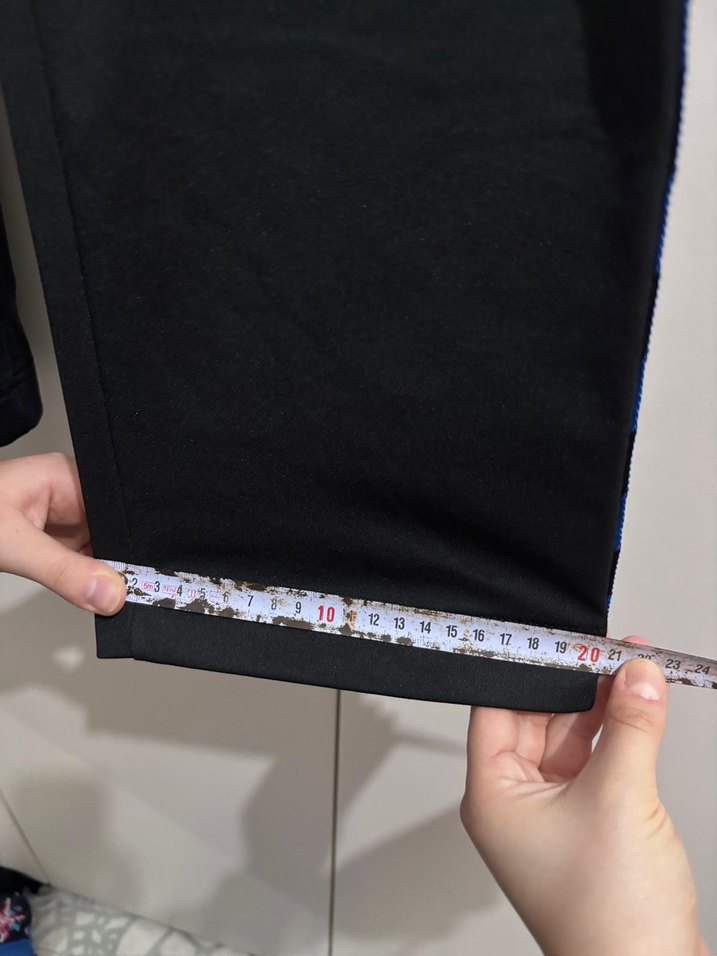 Kadın Siyah Mavi eşofman altı - Görsel 5