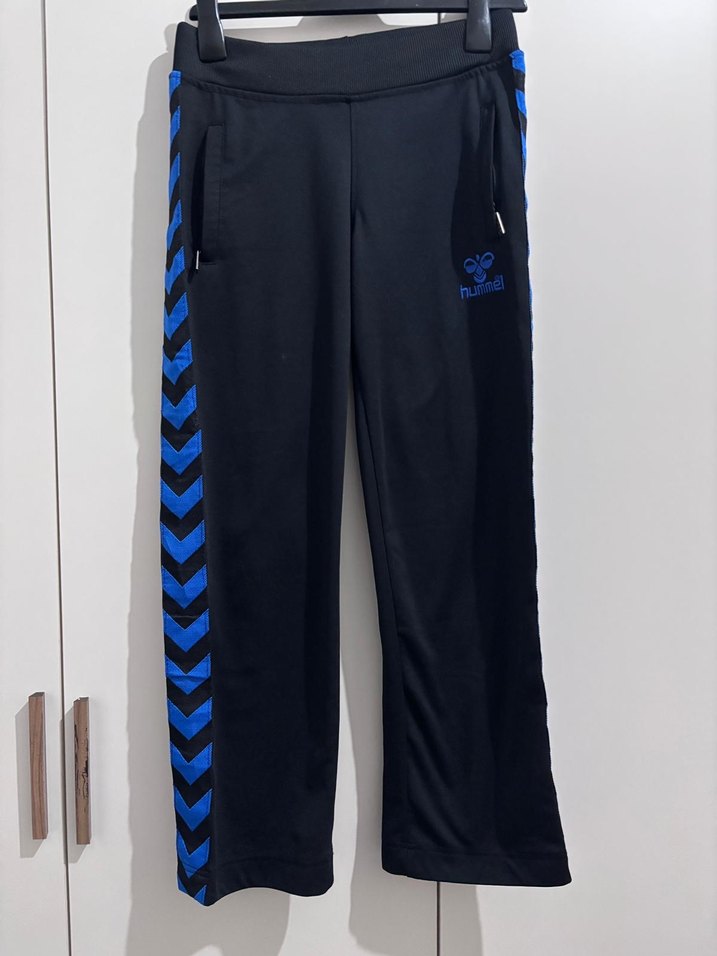 Kadın Siyah Mavi eşofman altı - Görsel 2