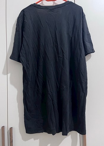 Puma Siyah Baskılı Keten Erkek Tişört - Görsel 7