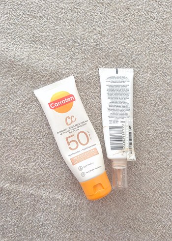 Carroten CC Krem SPF 50 ve Max Factor Fondöten - Görsel 3