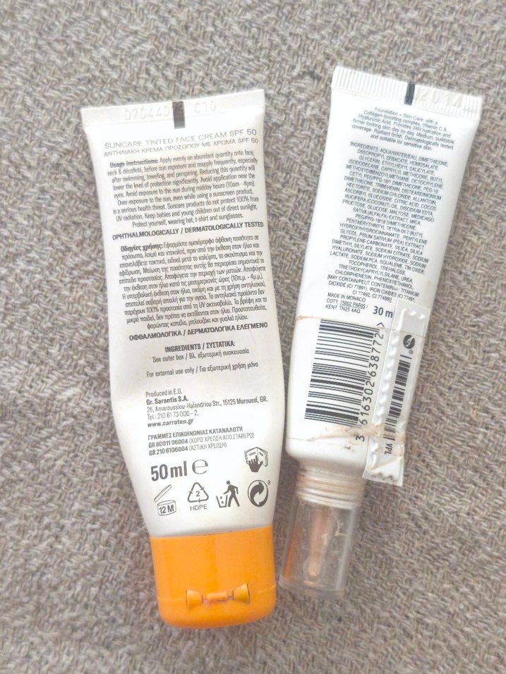Carroten CC Krem SPF 50 ve Max Factor Fondöten - Görsel 2
