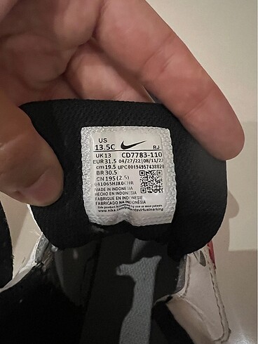 31 Beden Nike ayakkabi