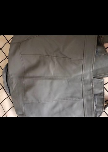 Deri Biker Ceket - Görsel 3