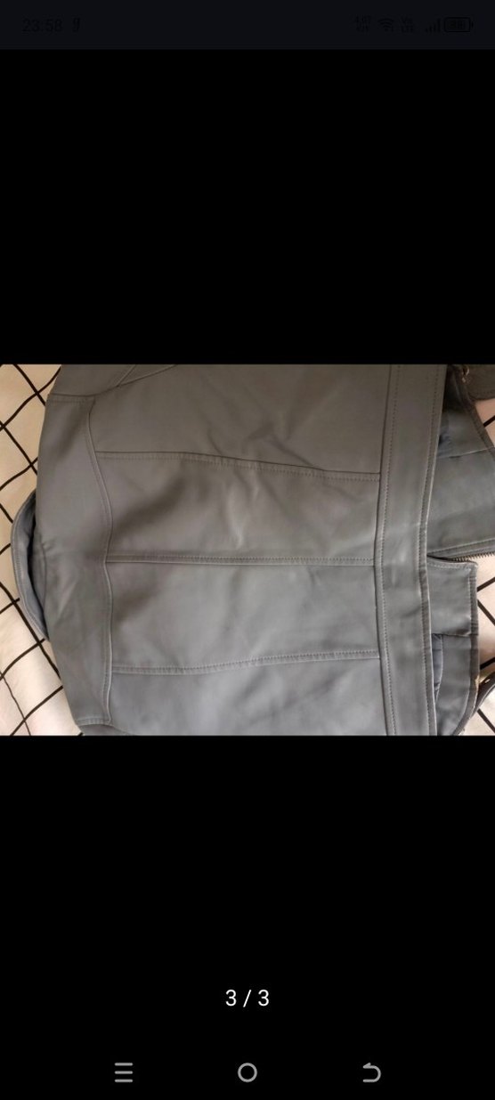 Deri Biker Ceket - Görsel 3