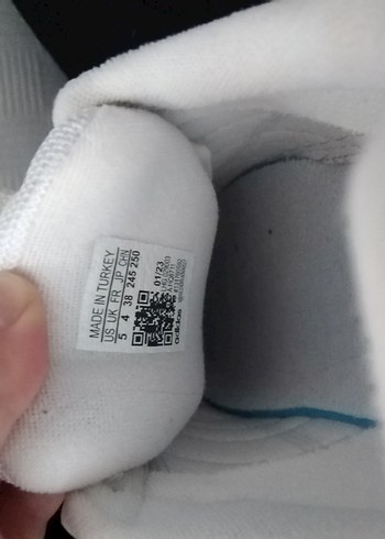 38 Beden beyaz Renk Adidas Kadın Beyaz Bağcıklı Spor Ayakkabı