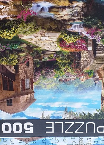  Beden Renk 500 Parça Doğa Manzarası Puzzle