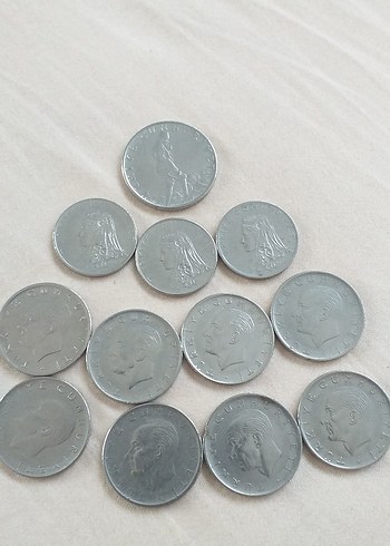  Beden 1970 ler bozuk paraları