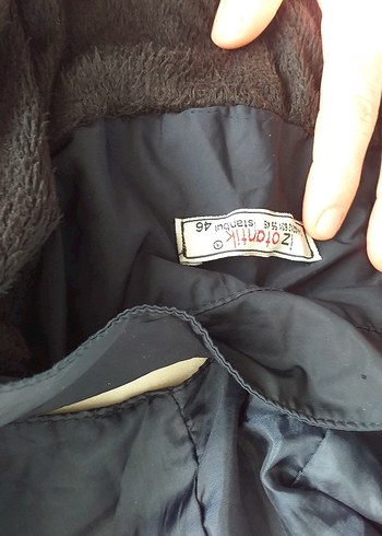 Kadın Lacivert Uzun Kemerli yagmurluk - Görsel 2