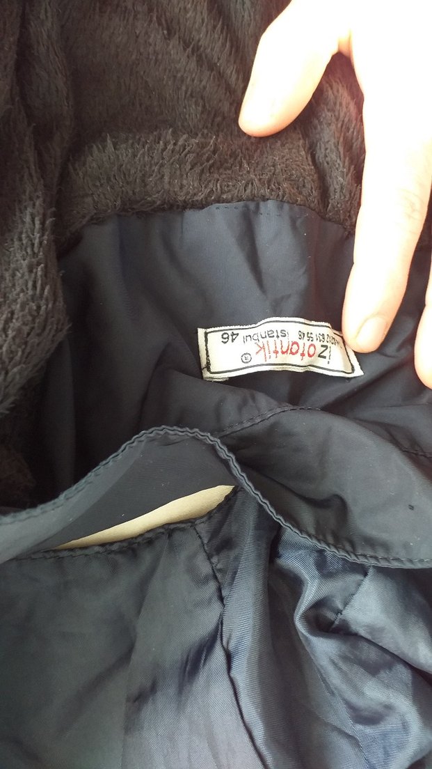 Kadın Lacivert Uzun Kemerli yagmurluk - Görsel 2