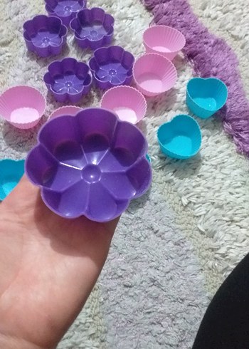 Renkli Silikon Kek Kalıpları Seti - Görsel 4