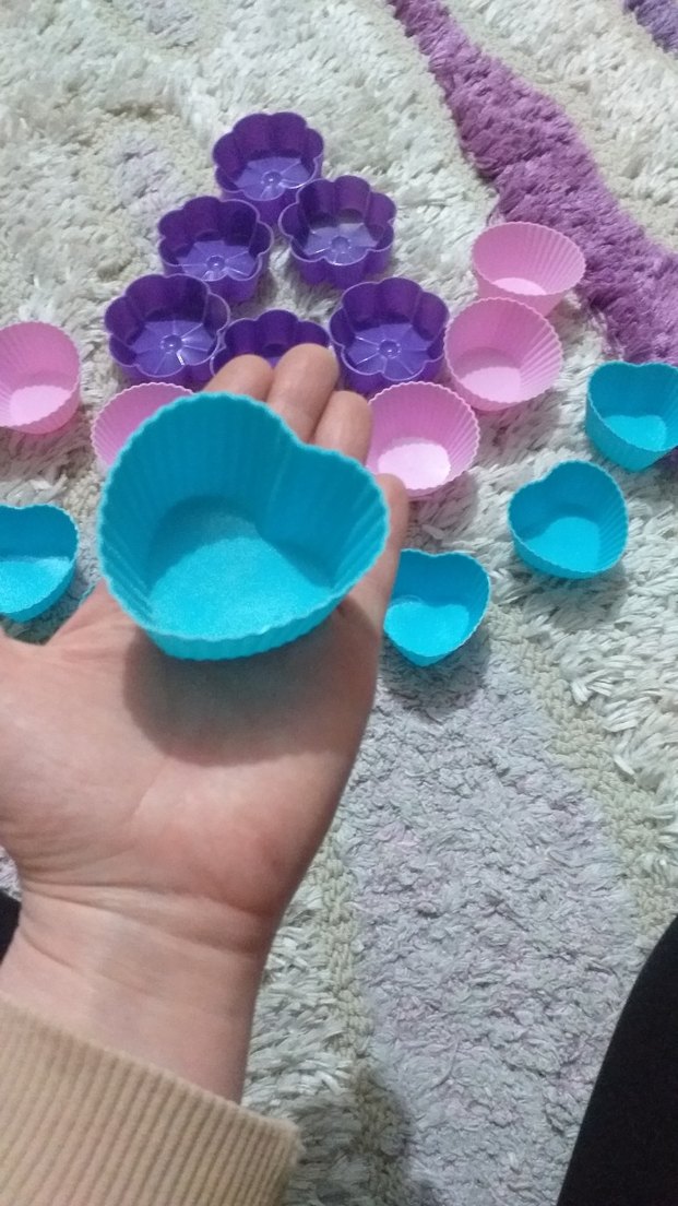 Renkli Silikon Kek Kalıpları Seti - Görsel 2