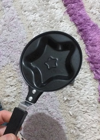 Kedi Şekilli Yumurta Kalıbı ve Yıldızlı Tava - Görsel 3