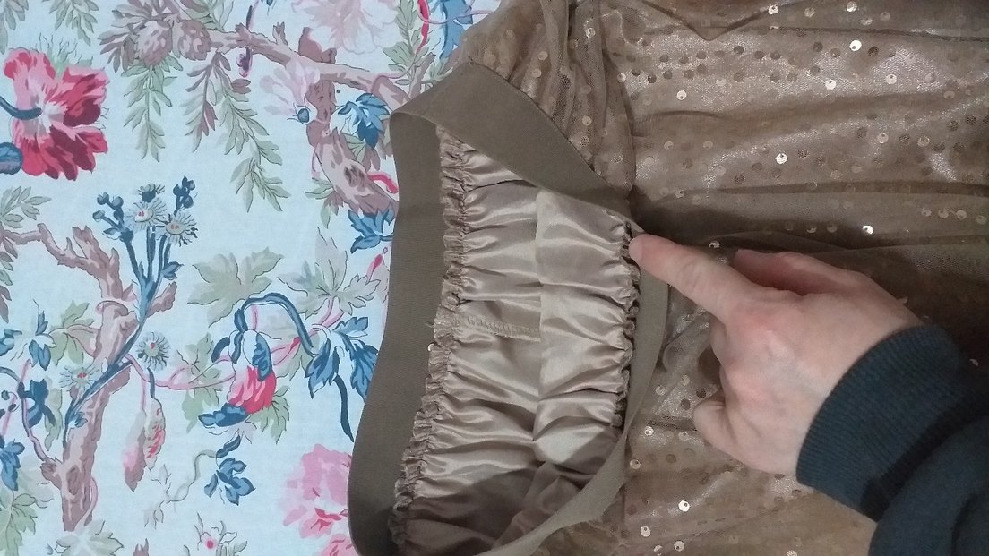 hic giyilmedi 3 katlı şık etek beli lastikli - Görsel 5