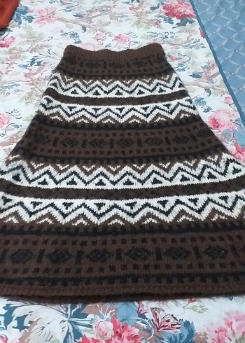 kışlık yün etek yeni - Görsel 2