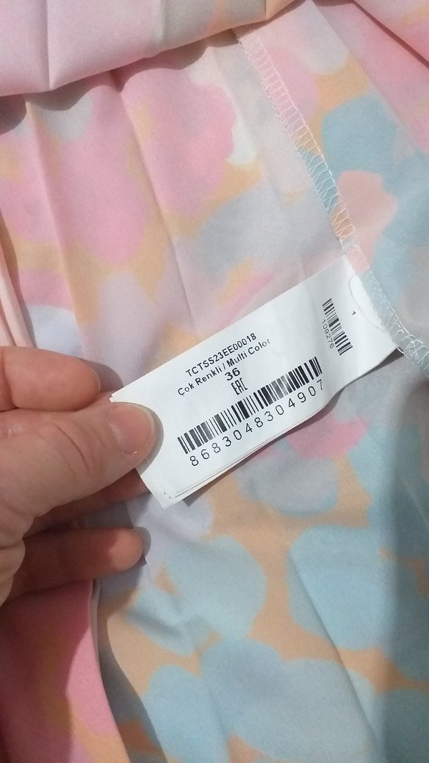 Piliseli Pastel Renkli Uzun Etek - Görsel 5