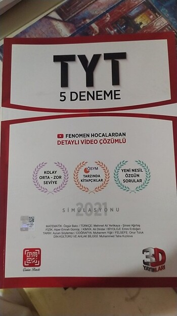 3d Tyt 5li genel deneme