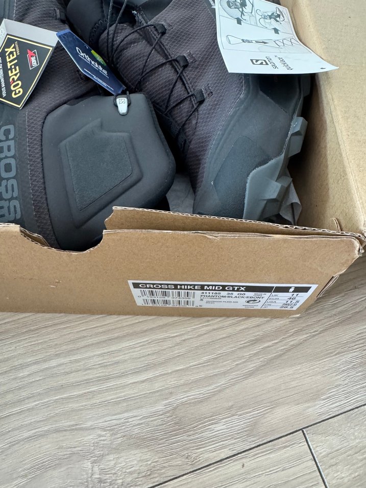 Salomon CROSS HIKE Gore-Tex Siyah Outdoor Ayakkabı - Görsel 2