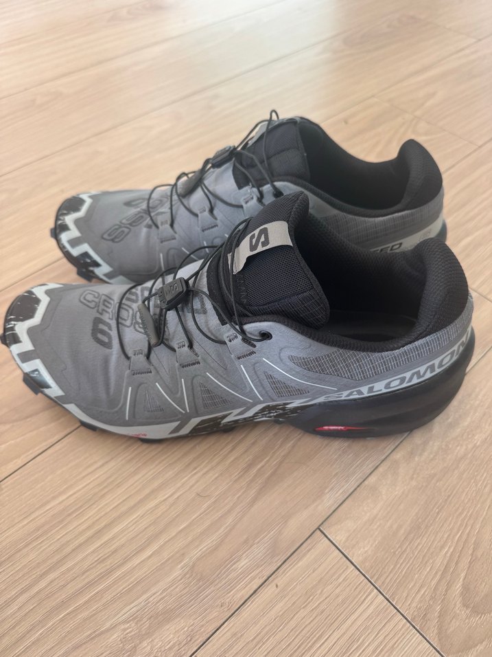 Gri Salomon Outdoor Erkek Ayakkabı Velcro - Görsel 4