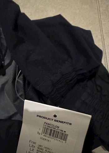 Salamon Siyah Fermuarlı Erkek ince eşofman altı - Görsel 4