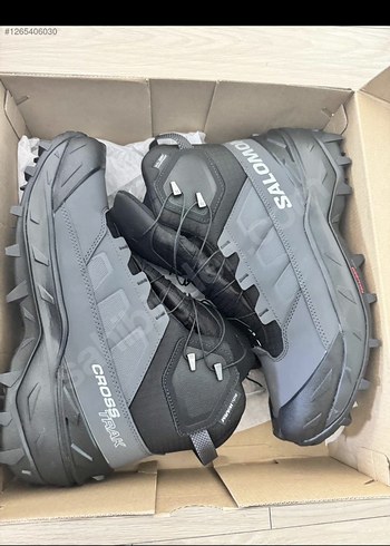 Salomon crosstrak Gri Erkek  Botu Velcro Bağlamalı - Görsel 4