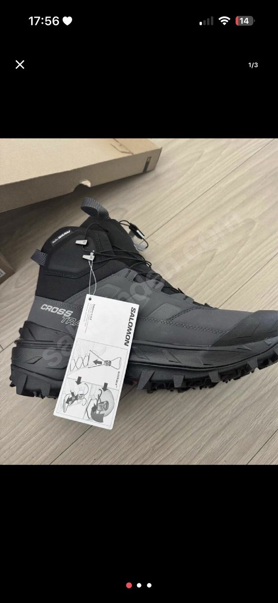 Salomon crosstrak Gri Erkek  Botu Velcro Bağlamalı - Görsel 2