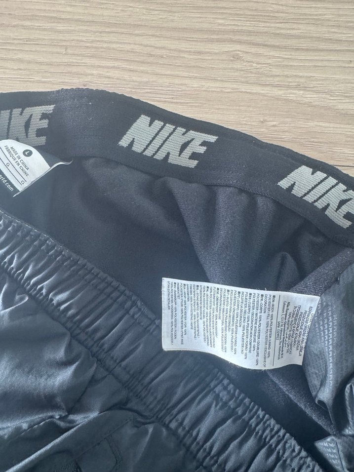 Nike Siyah içi polar yağmur geçirmez Erkek eşofman - Görsel 5