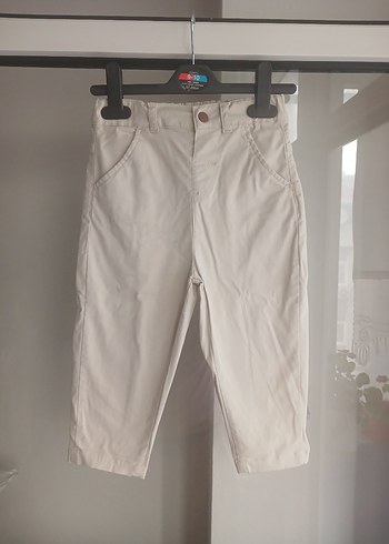 LC Waikiki Bej Erkek Çocuk Kemerli Pantolon