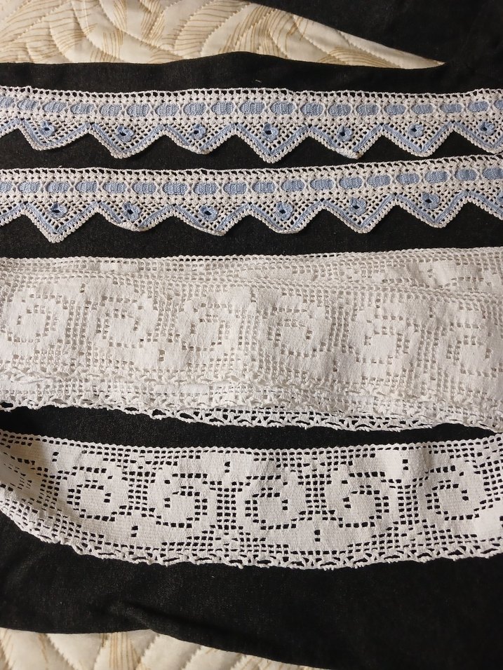 uzun serit dantrel ve iki adet havlu kenari - Görsel 3