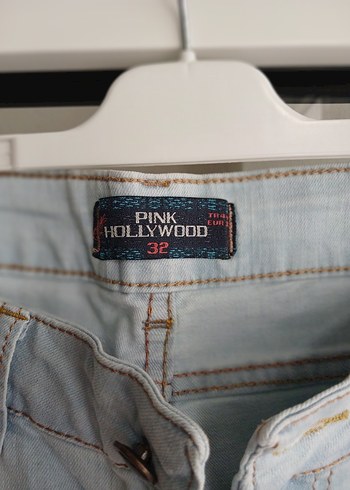 buz mavisi jean pantolon - Görsel 6