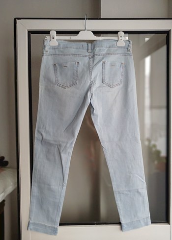 buz mavisi jean pantolon - Görsel 3