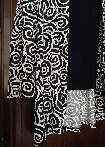 buyuk beden Desenli ceket - Görsel 3