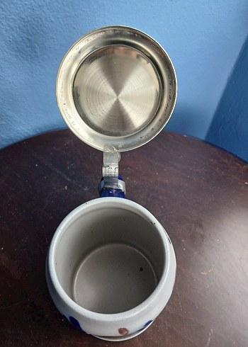 Kapaklı Seramik antika Kupa - Görsel 8