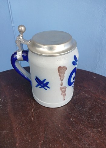 Kapaklı Seramik antika Kupa - Görsel 2