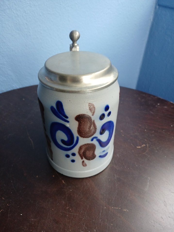 Kapaklı Seramik antika Kupa - Görsel 5