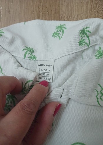 Erkek Çocuk Yeşil Desenli Polo Tişört - Görsel 6