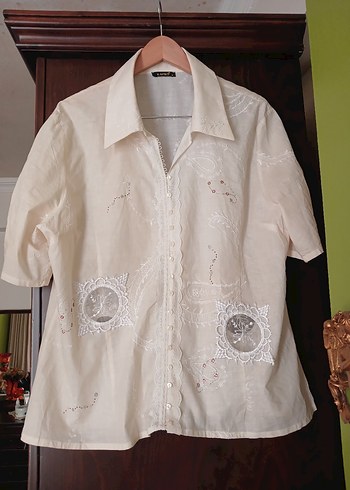 Nakışlı Bohem Gömlek - Görsel 13