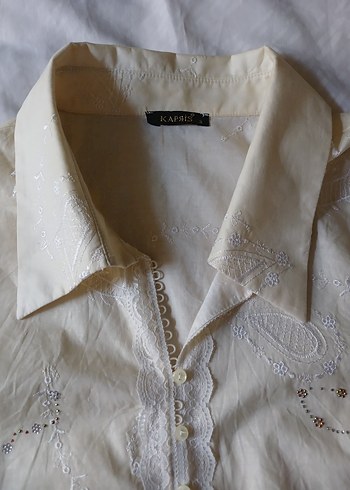 Nakışlı Bohem Gömlek - Görsel 7